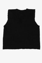 Vintage Black Victoria Jones Bells Ugly Christmas Vest (1990s)