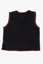 Vintage Black Basic Editions Ugly Christmas Vest (1990s)