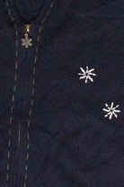 Vintage Hand Stitched Snowman Woolrich Zip Up Ugly Christmas Vest (2000s)
