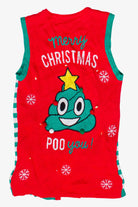 "Merry Christmas Poo You" Claire's Light Up Ugly Christmas Vest