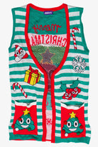 "Merry Christmas Poo You" Claire's Light Up Ugly Christmas Vest
