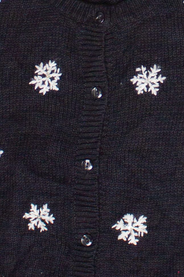 Vintage Sequin Snowflakes Ugly Christmas Vest (2000s)