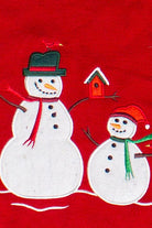 Vintage Snowmen & Birds Ugly Christmas Vest 
