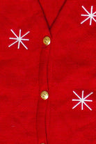 Vintage Snowmen & Birds Ugly Christmas Vest 