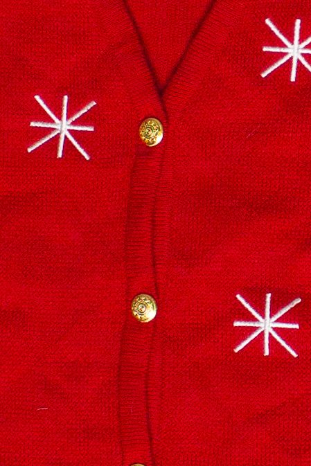 Vintage Snowmen & Birds Ugly Christmas Vest 