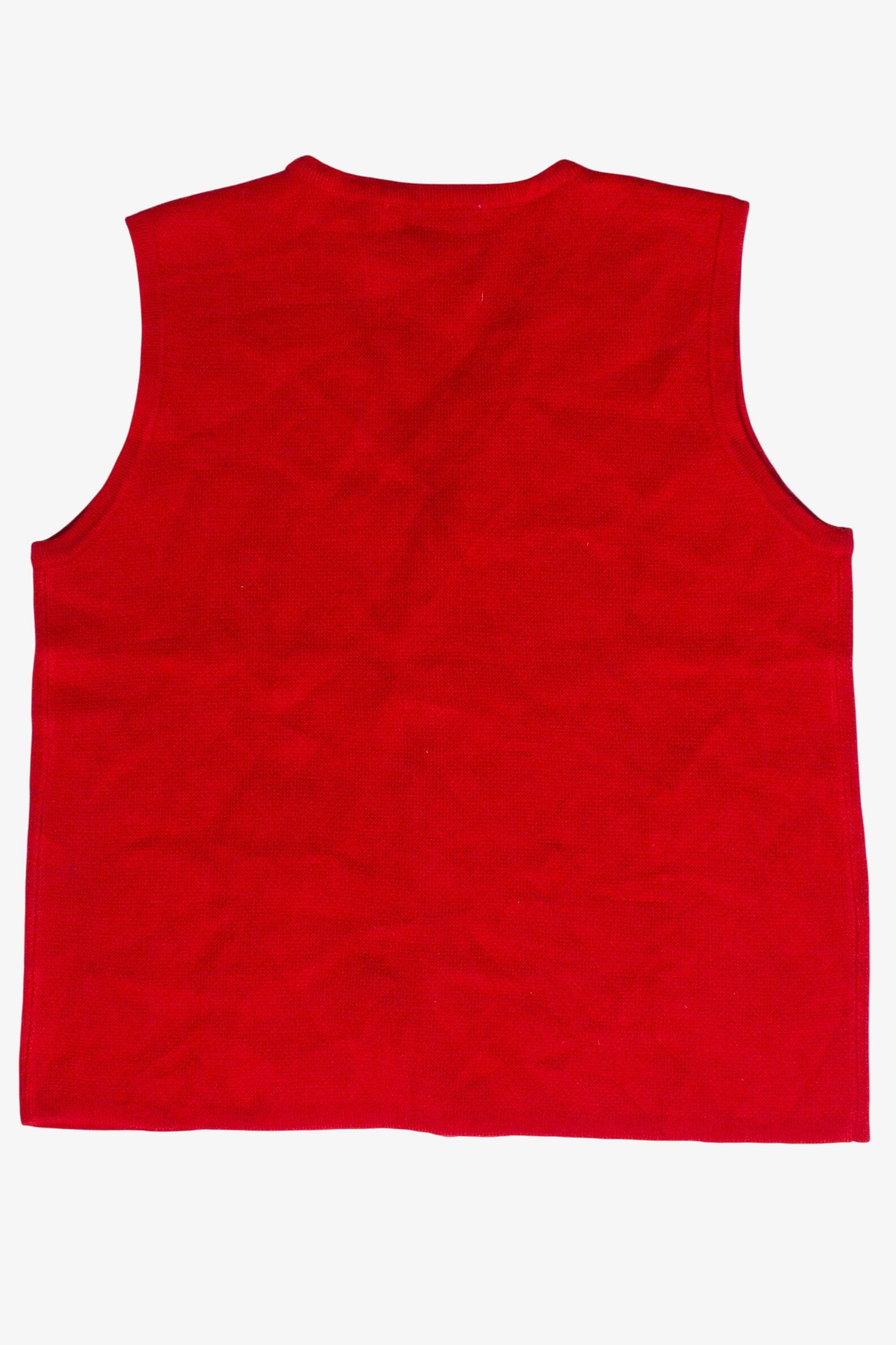 Vintage Snowmen & Birds Ugly Christmas Vest 