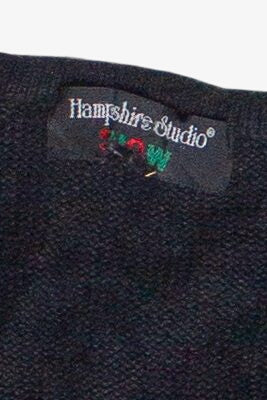 Vintage Embroidered Beaded Snowflakes Ugly Christmas Vest