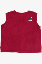 Vintage Bobbie Brooks Skiing Snowmen Ugly Christmas Vest (1990s)
