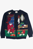Vintage Susan Bristol Letters To Santa Ugly Christmas Cardigan (1990s)