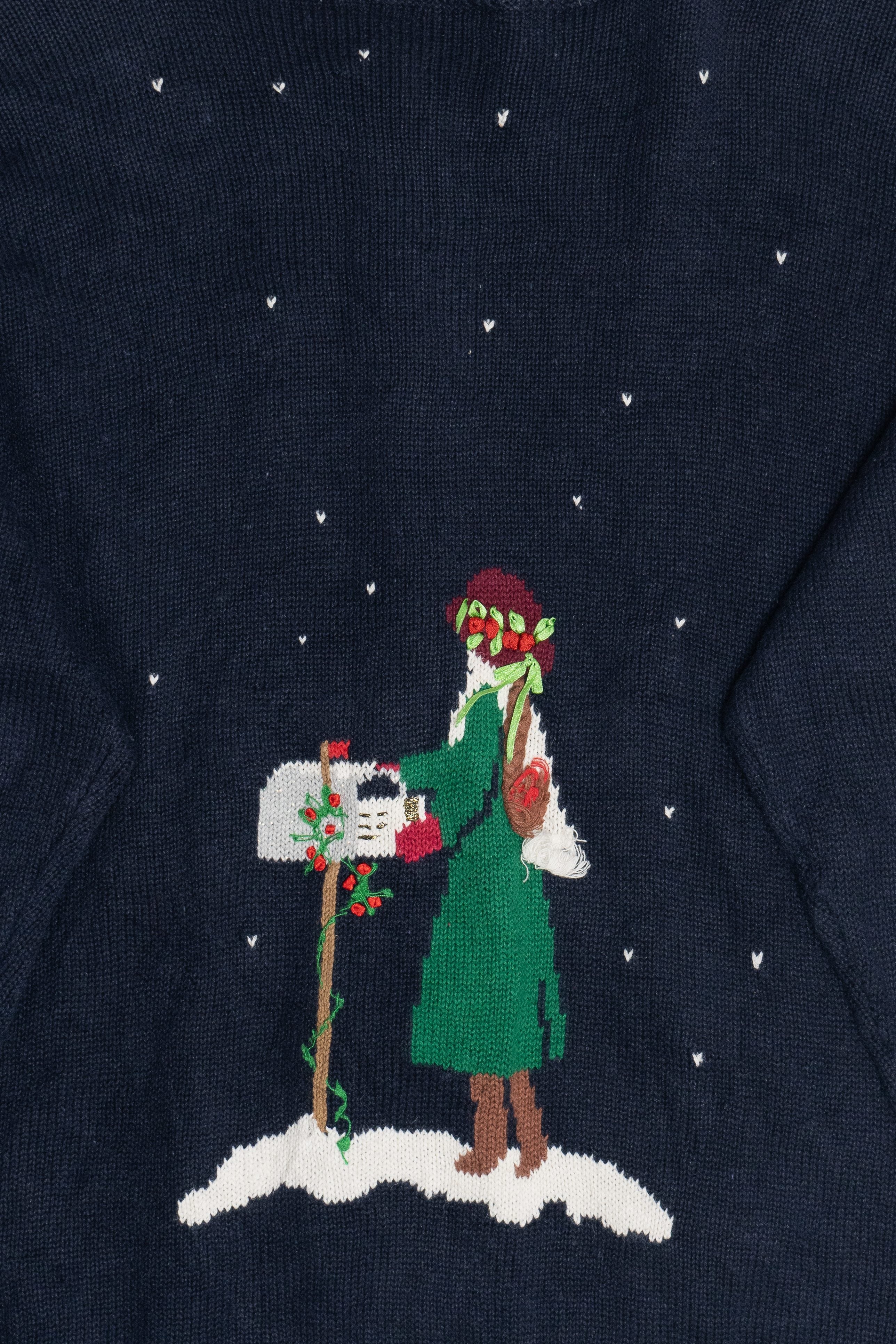 Vintage Susan Bristol Letters To Santa Ugly Christmas Cardigan (1990s)