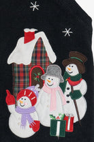Vintage Bechamel Snowmen Family Ugly Christmas Vest (1990s)
