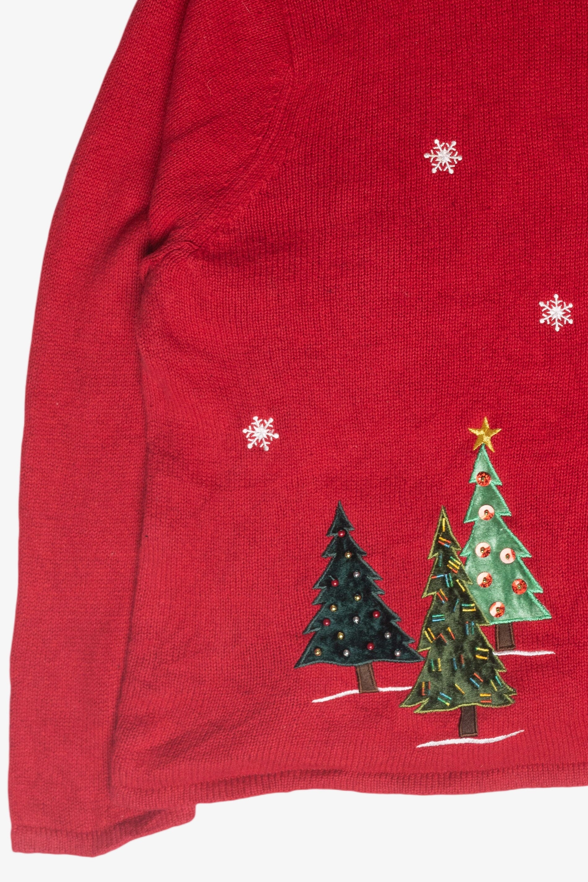Christmas Trees Ugly Vintage Cardigan (2000s)