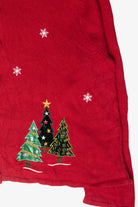 Christmas Trees Ugly Vintage Cardigan (2000s)