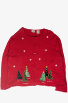 Christmas Trees Ugly Vintage Cardigan (2000s)