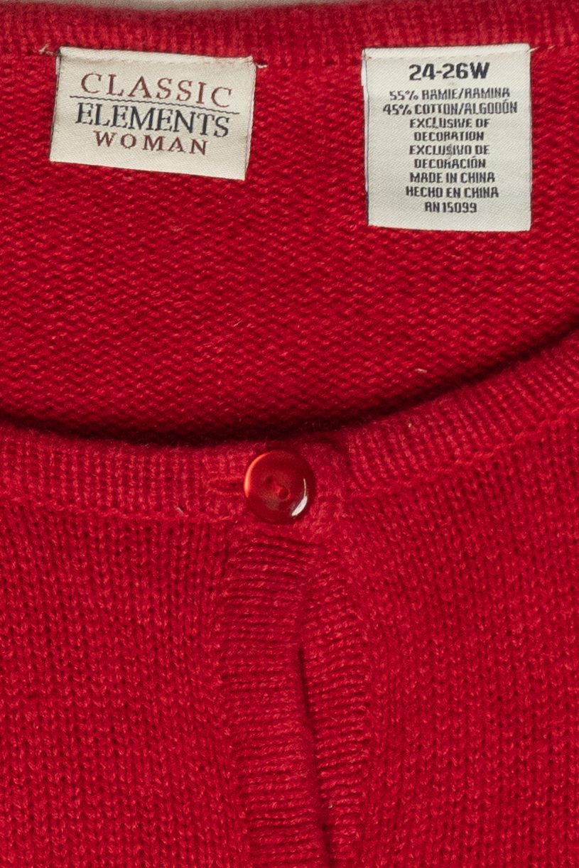 Christmas Trees Ugly Vintage Cardigan (2000s)