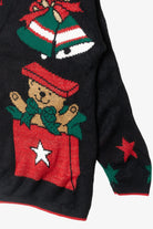 Vintage Bears Button Ugly Christmas Cardigan (1980s)