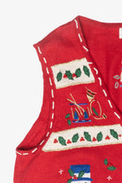 Snowmen Vintage Ugly Christmas Vest (1990s)