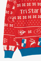 Red Tri Star Energy Ugly Christmas Pullover (2010s)