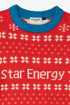 Red Tri Star Energy Ugly Christmas Pullover (2010s)