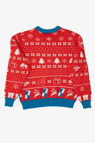 Red Tri Star Energy Ugly Christmas Pullover (2010s)