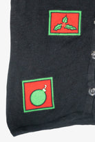 Candy Canes Vintage Ugly Christmas Sweater Vest (1990s)