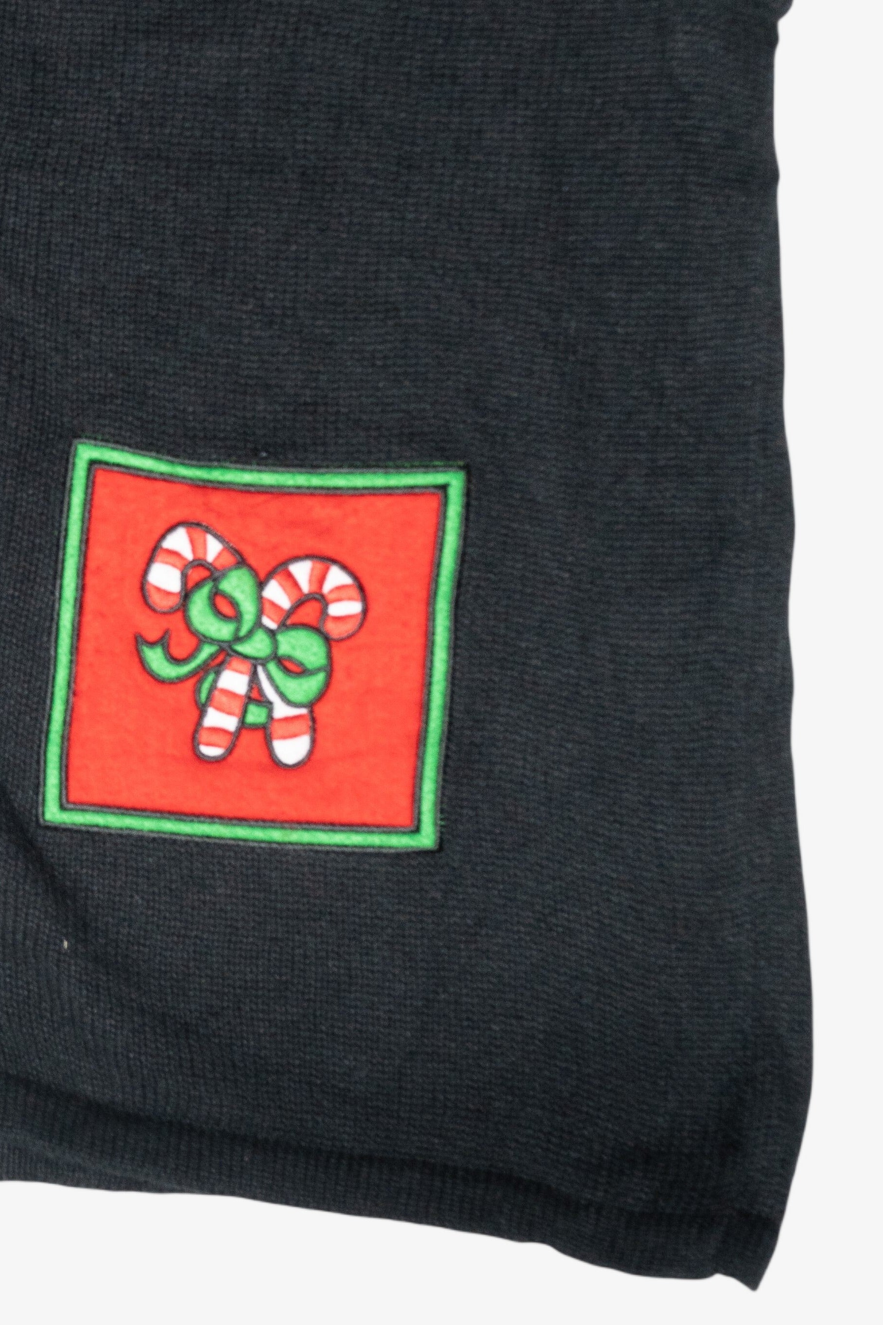 Candy Canes Vintage Ugly Christmas Sweater Vest (1990s)