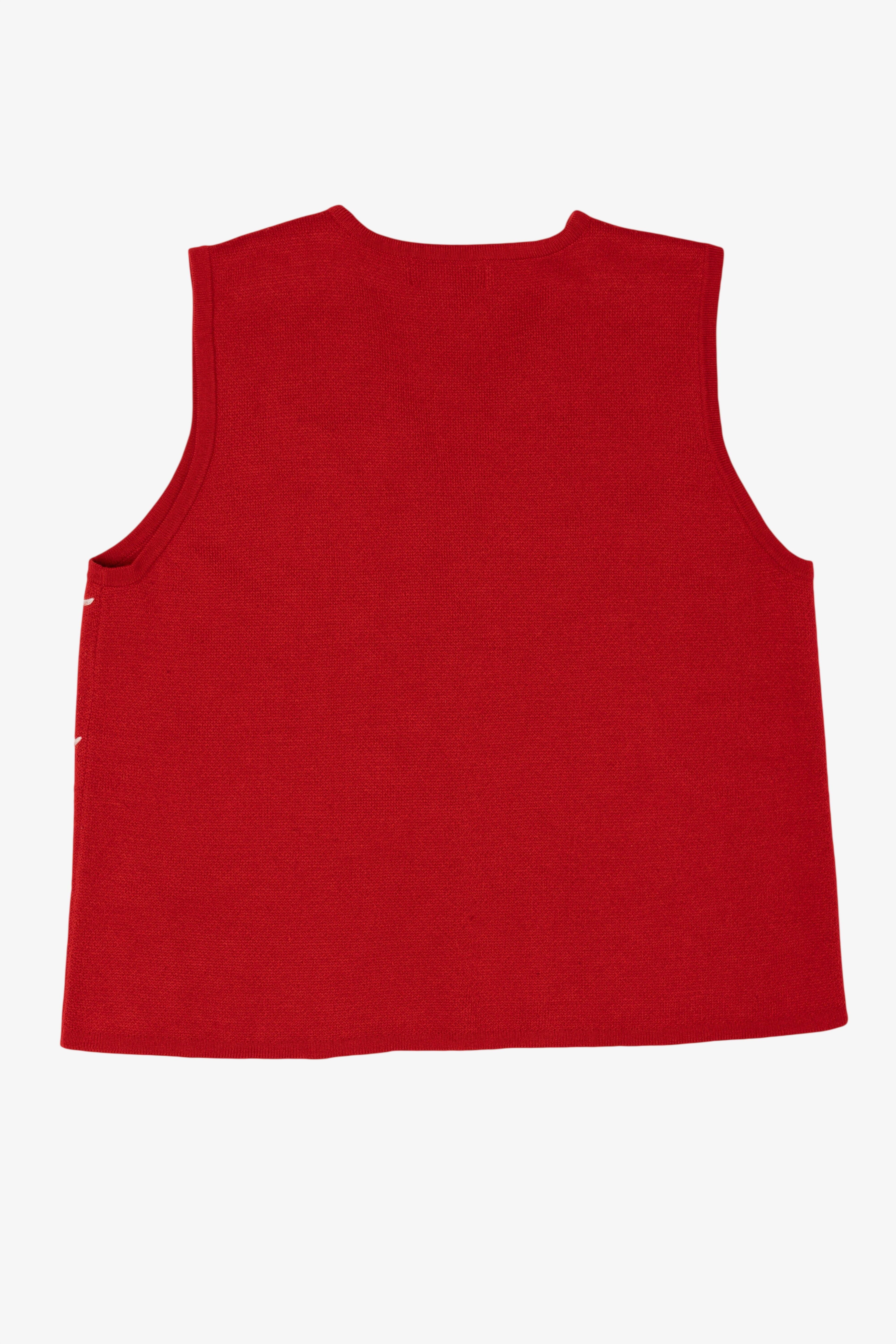 Vintage Red Croft & Barrow Ugly Christmas Vest (2000s)