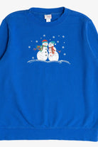 Vintage Snowmen Holiday Editions Ugly Christmas Sweatshirt (2000s)