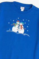 Vintage Snowmen Holiday Editions Ugly Christmas Sweatshirt (2000s)