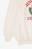 Vintage "Jingle Bell University" Ugly Christmas Raglan Sweatshirt (1980s)