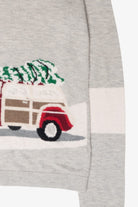 Vintage Car Tree Ugly Christmas Sweater (2010s)