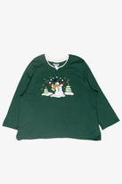 Snowman Vintage Ugly Christmas Sweatshirt (1990s)