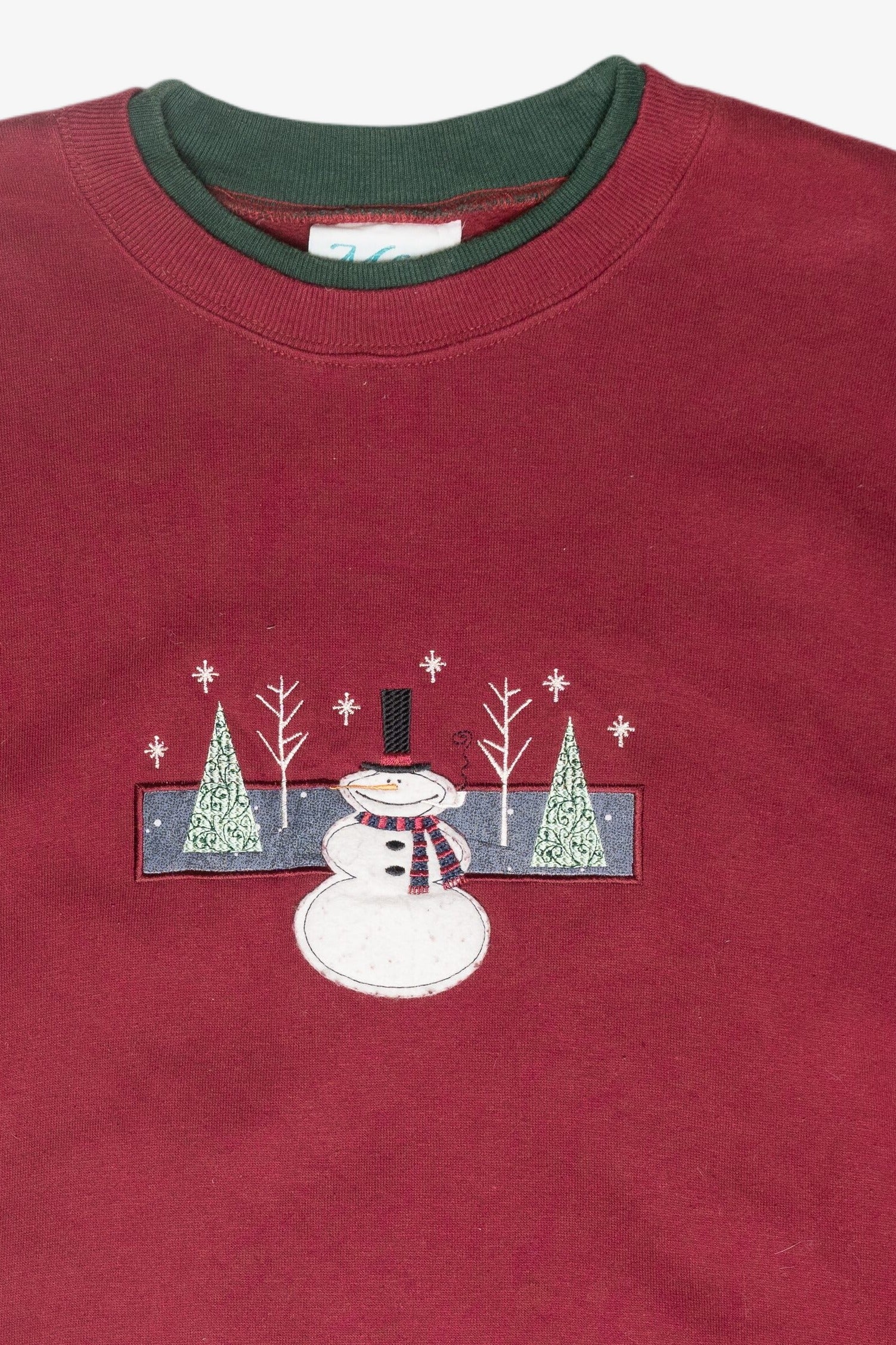 Snowman Vintage Ugly Christmas Sweatshirt (1990s)