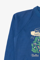 Vintage Blue"The Nutcracker" 100th Ballet Midwest Anniversary Christmas Raglan Sweatshirt (1990s)