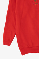 Vintage Red Oneita Embroidered "Minnesota" Lights Ugly Christmas Sweatshirt (1990s)