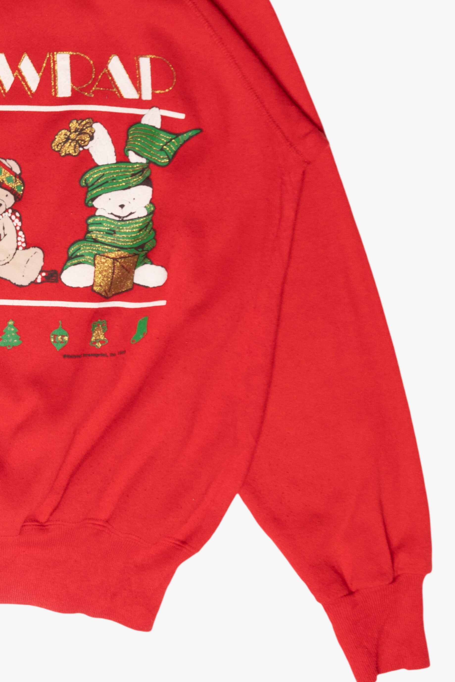 It's A Wrap Presents Ugly Christmas Sweatshirt (1990s)