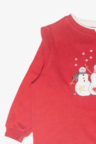 Snowmen Cardinals Vintage Ugly Christmas Sweatshirt (1990s)