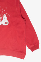 Snowmen Cardinals Vintage Ugly Christmas Sweatshirt (1990s)