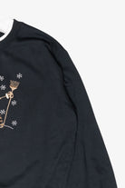 Animal Print Snowman Vintage Ugly Christmas Sweater (2000s)