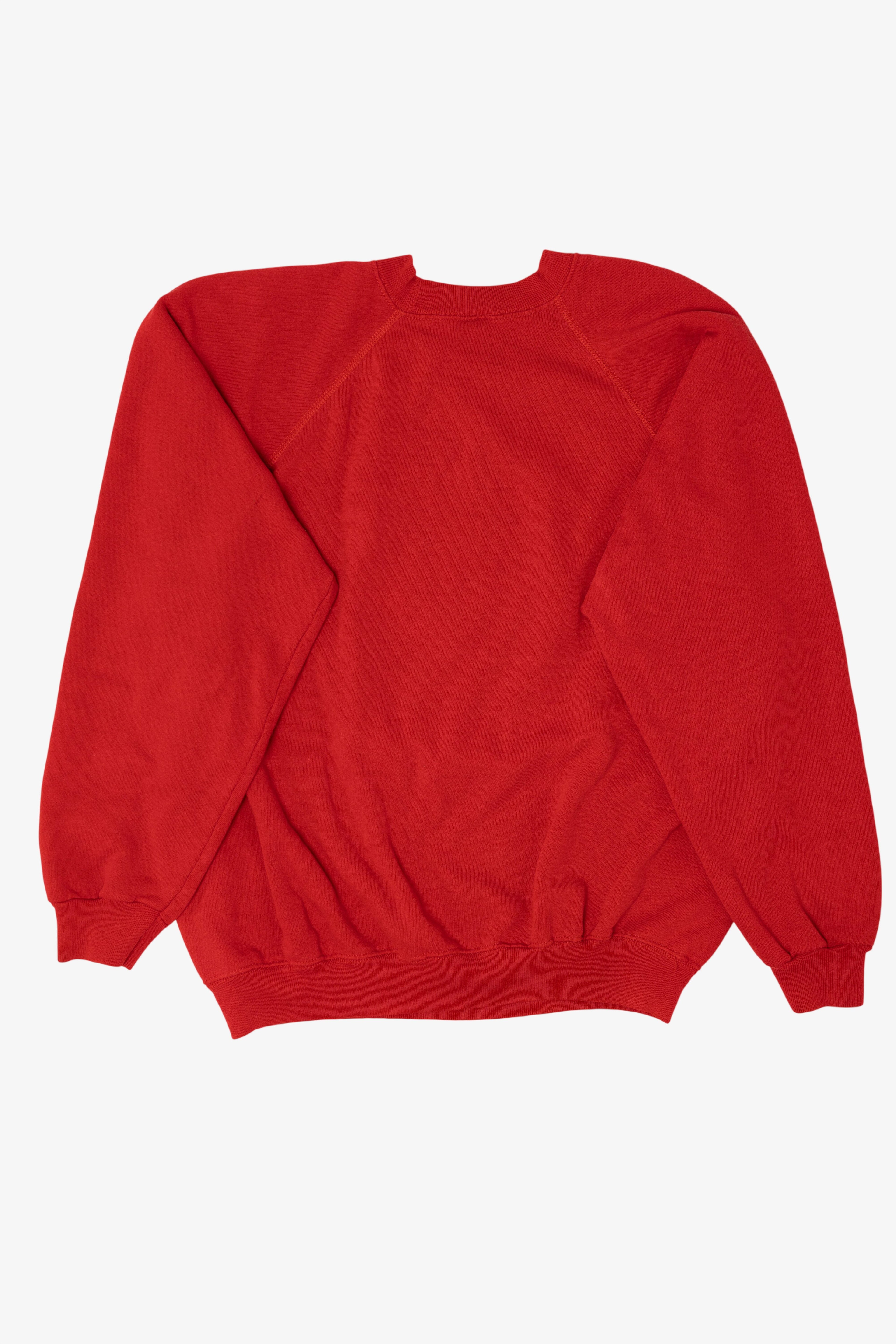 Vintage Red Hanes "I Believe In Santa Claus" Ugly Christmas Sweatshirt (1990s)