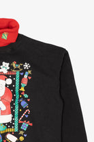 Vintage Kids Santa Ugly Christmas Turtleneck Sweatshirt (1990s)