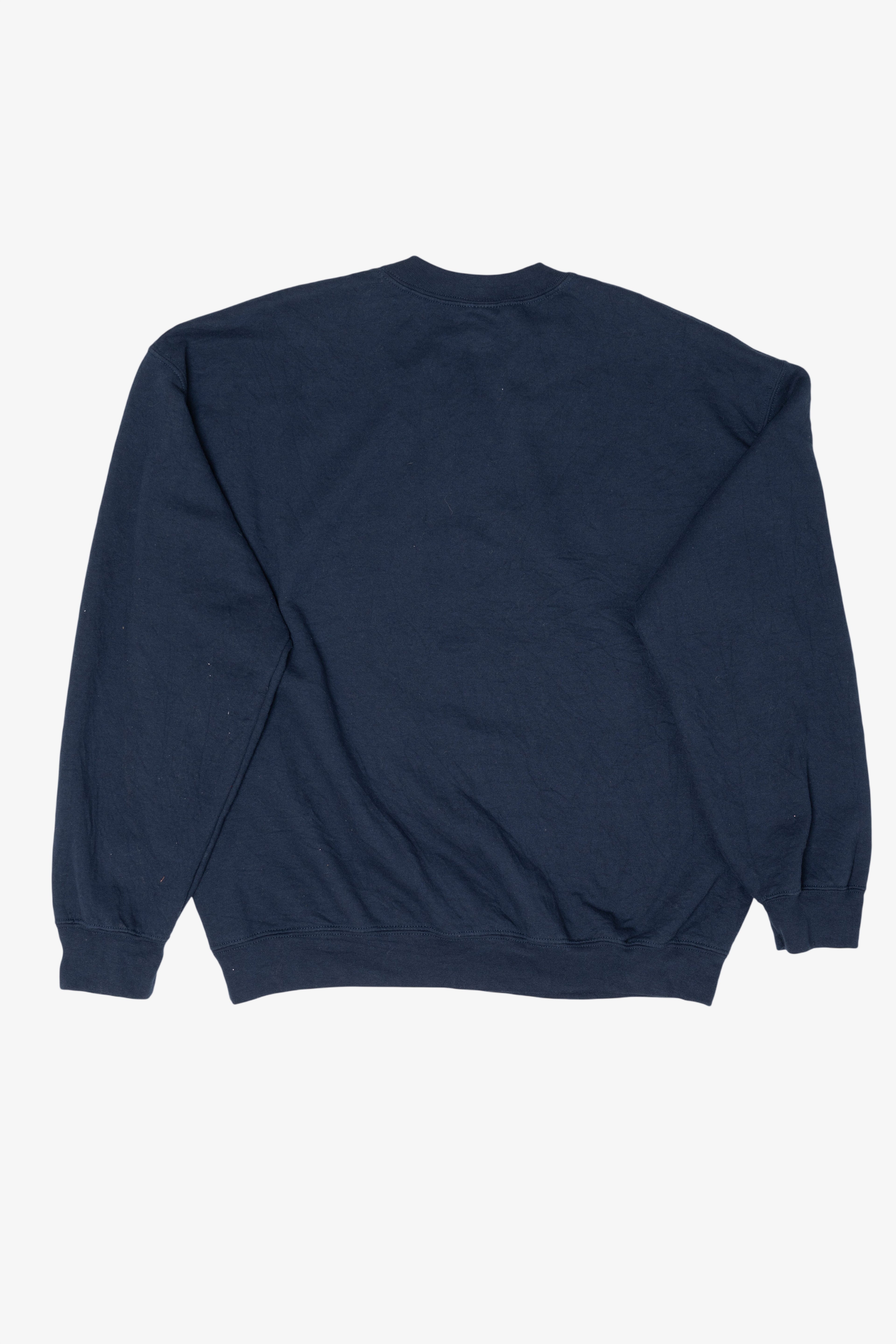 Navy Blue Gildan "Chug Chug Chug" Ugly Christmas Sweatshirt (2010s)