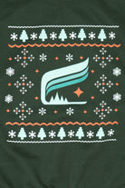 Dark Green Minnesota Aurora Ugly Christmas Sweatshirt (2020s)