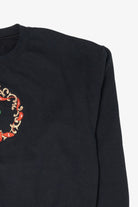 Black Gildan Wreath Ugly Christmas Sweatshirt (2010s)
