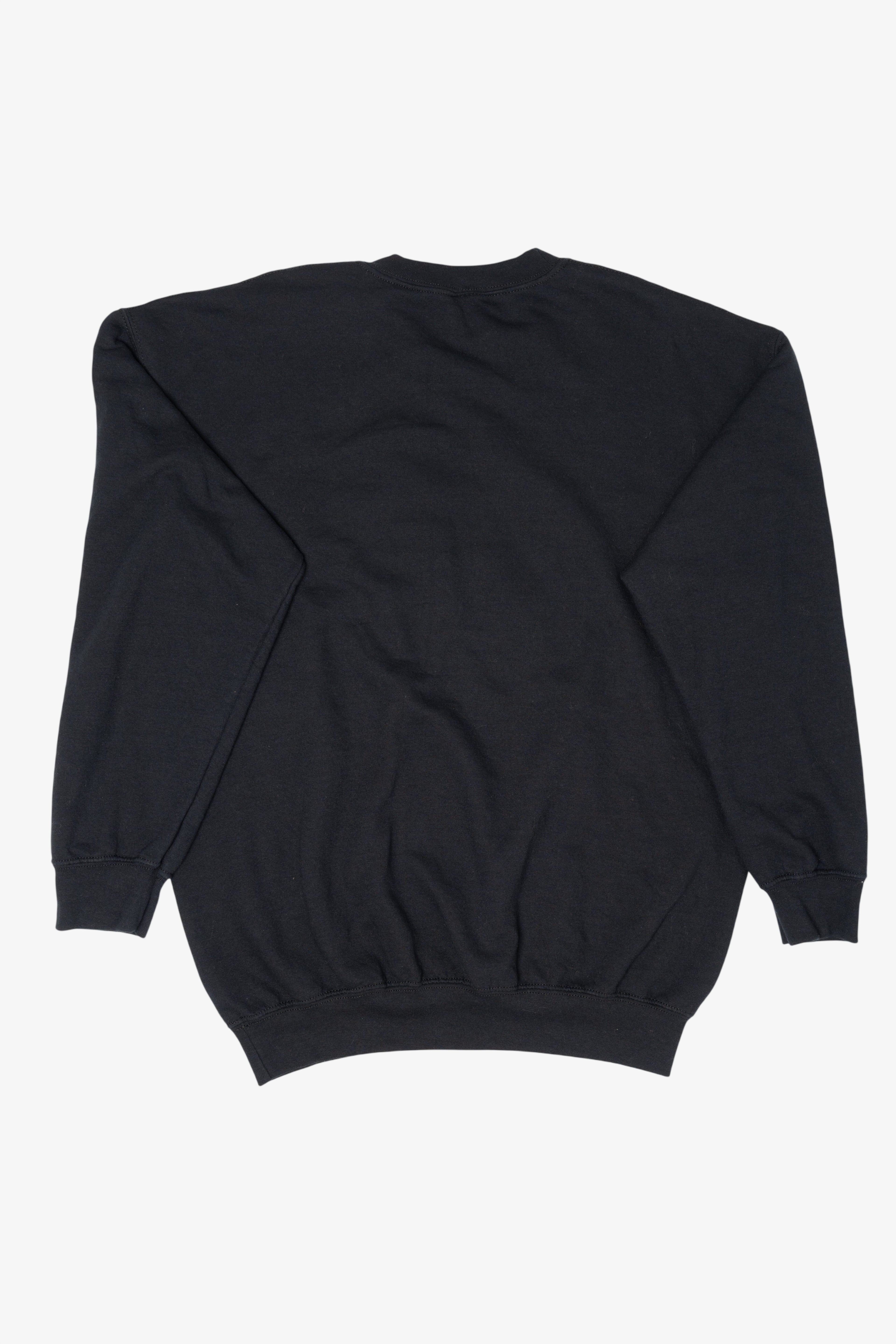Black Gildan Wreath Ugly Christmas Sweatshirt (2010s)