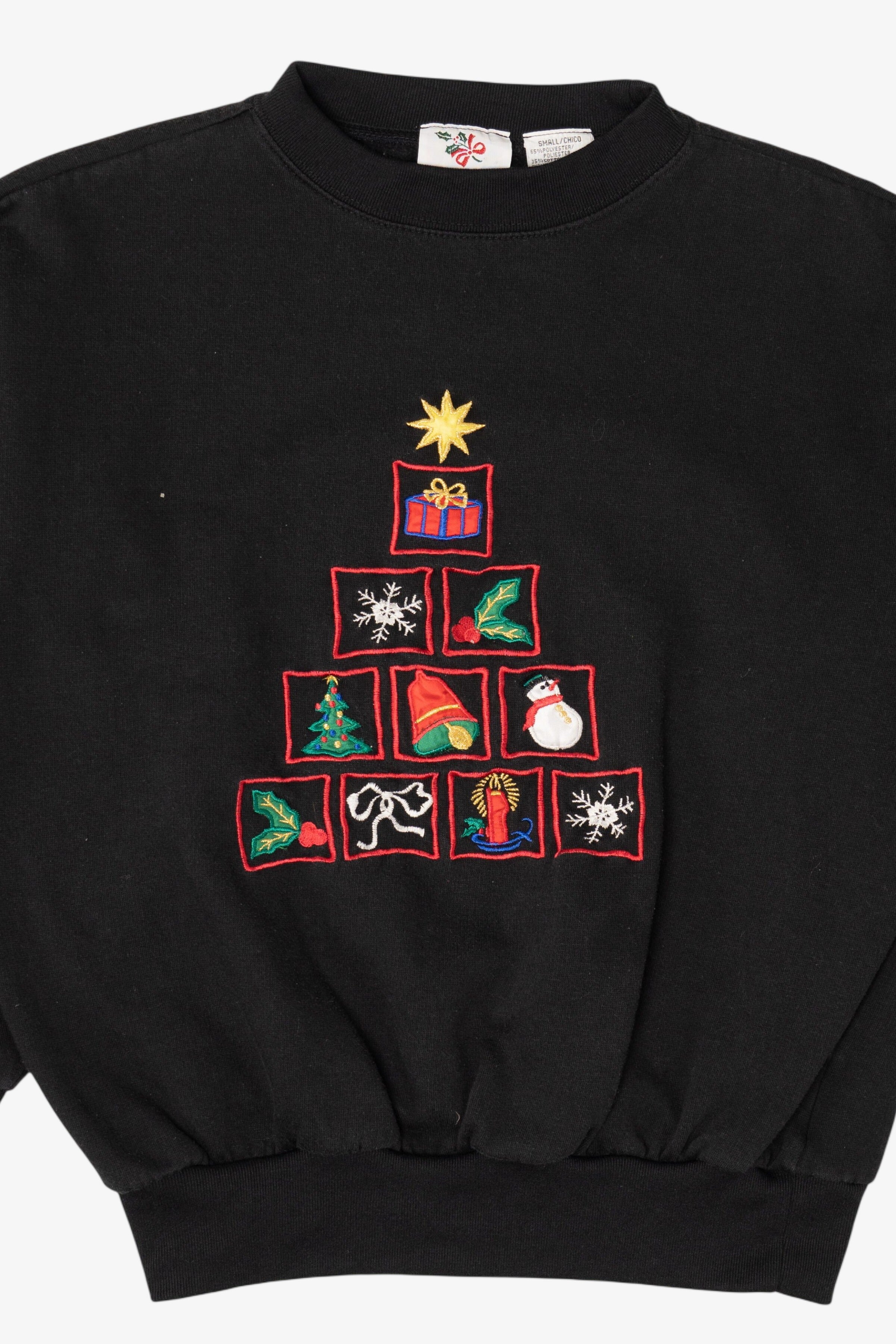 Vintage Black Nutcracker Ugly Christmas Sweatshirt (1990s)