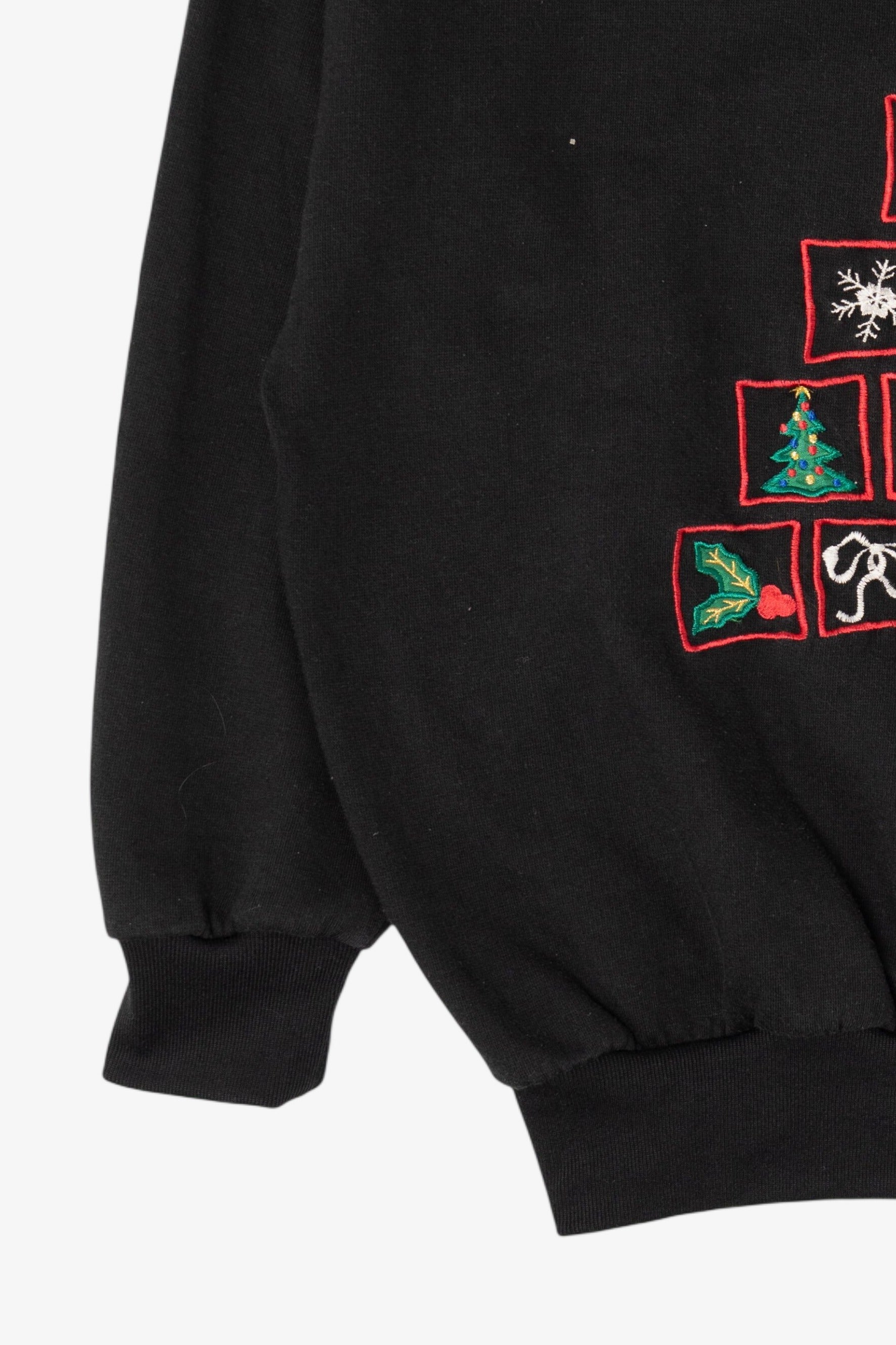 Vintage Black Nutcracker Ugly Christmas Sweatshirt (1990s)