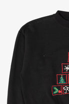 Vintage Black Nutcracker Ugly Christmas Sweatshirt (1990s)