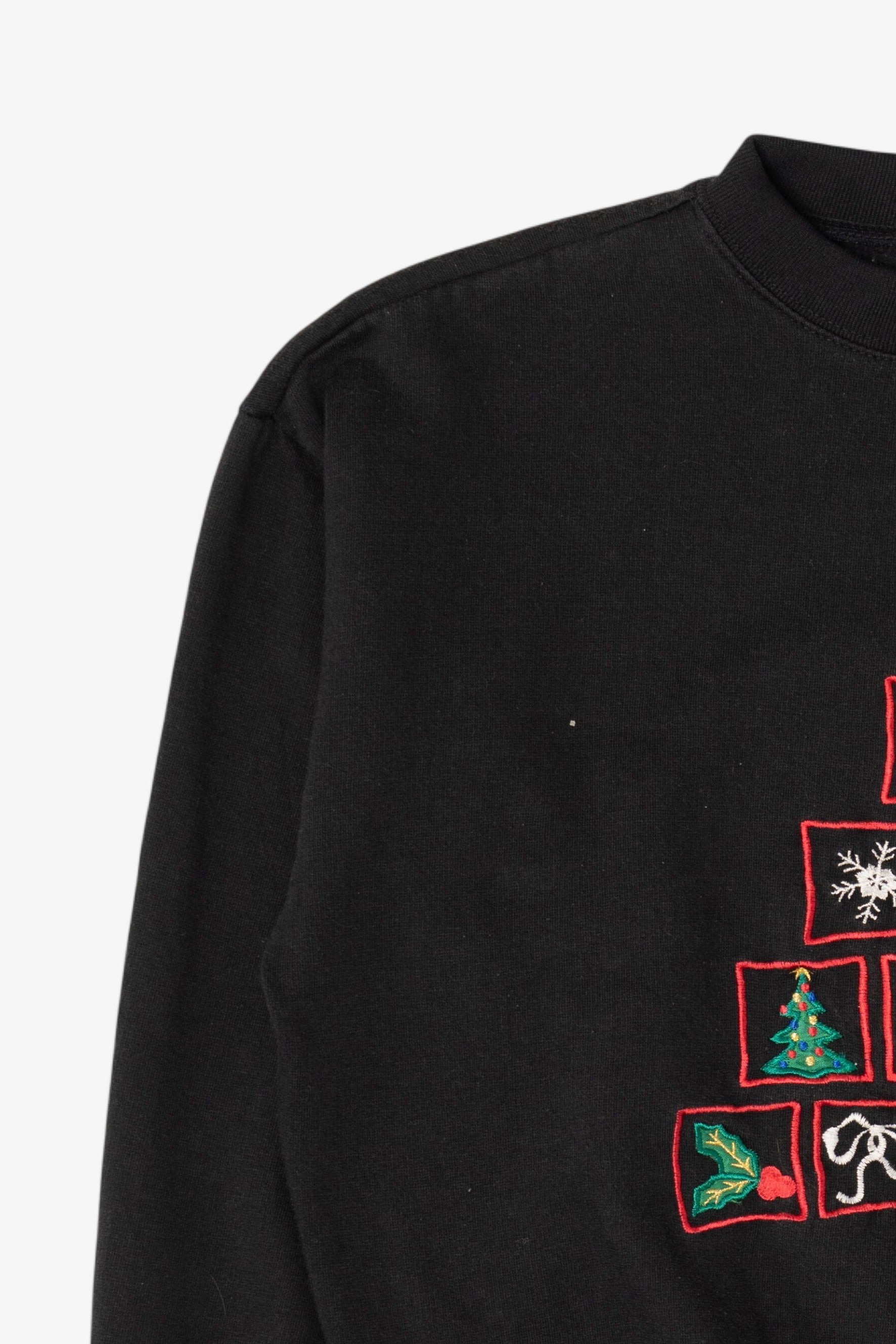 Vintage Black Nutcracker Ugly Christmas Sweatshirt (1990s)