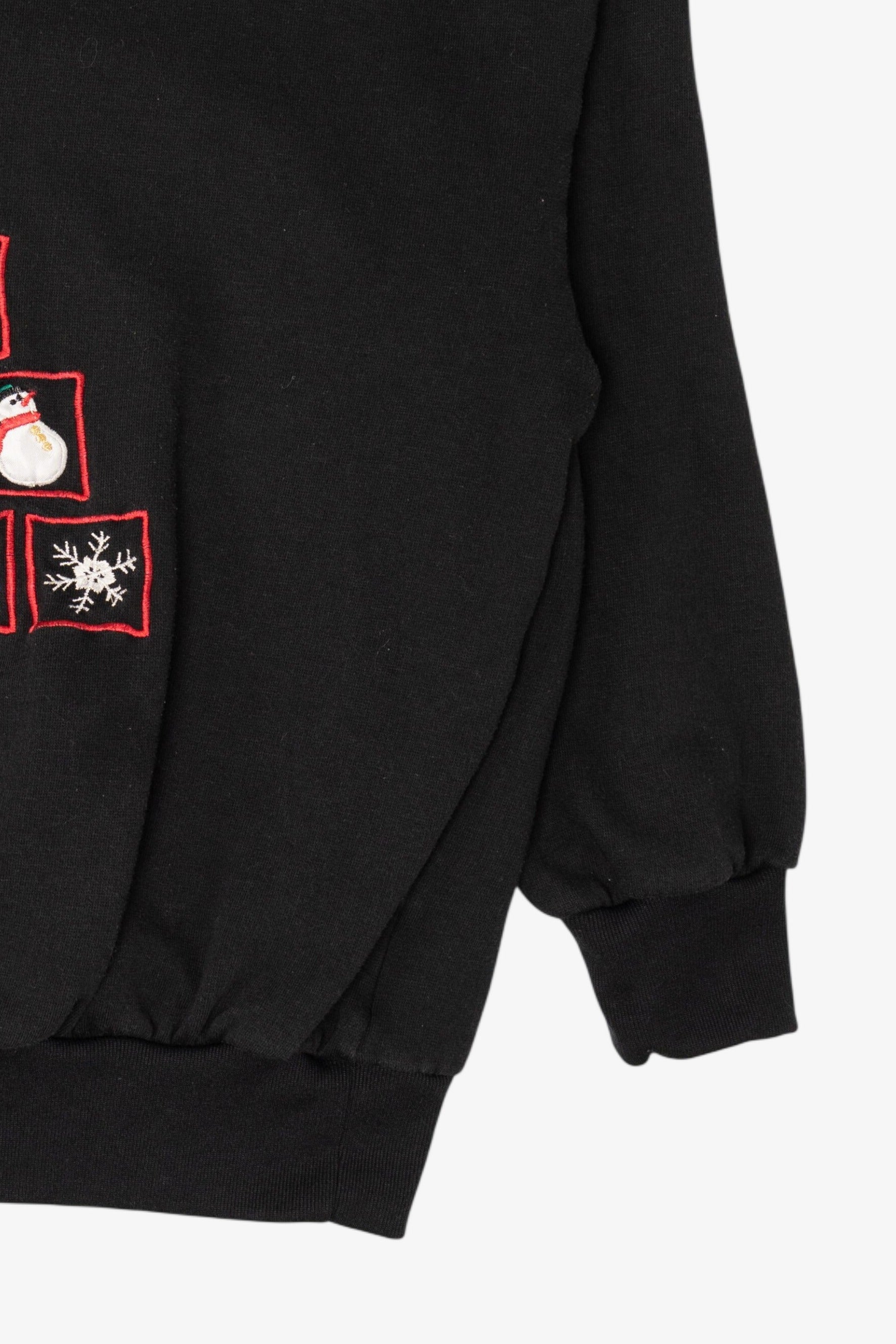 Vintage Black Nutcracker Ugly Christmas Sweatshirt (1990s)
